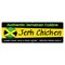 Signmission Authentic Jamaican Cuisine Jerk Chicken Curry Goat Banner Concession Stand Food Truck Single Sided B-72-30009 - alternate 1